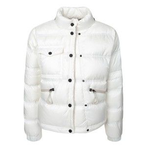 Moncler Grenoble High-Collared White Down Jacket - NWT